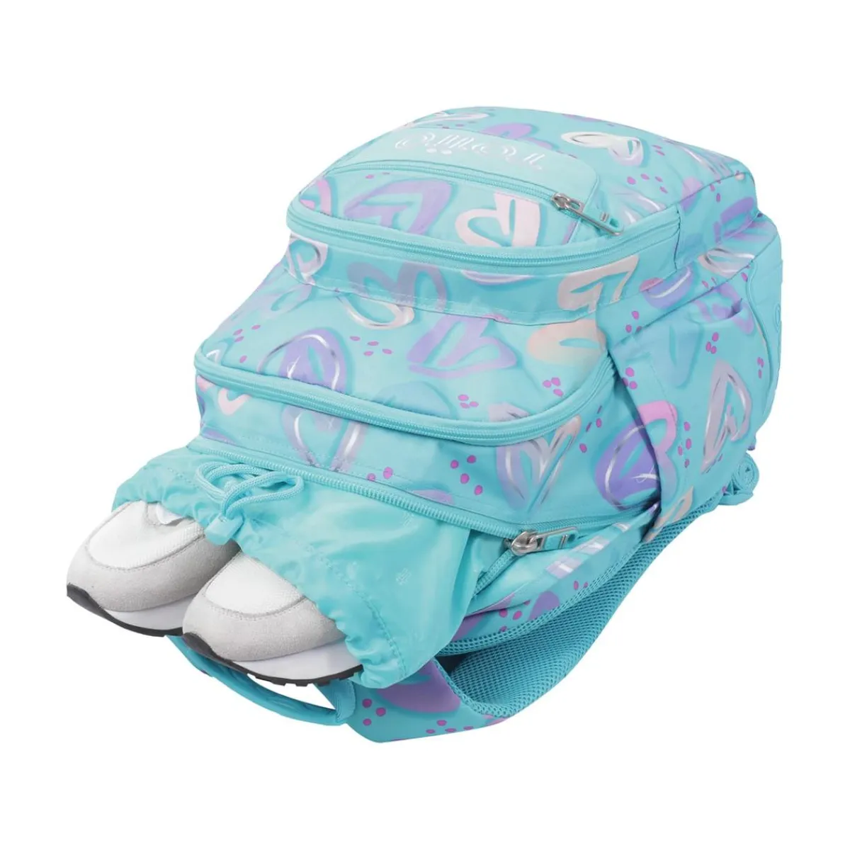 - Mochila escolar corazones pintados Crayoles*TOTTO Best