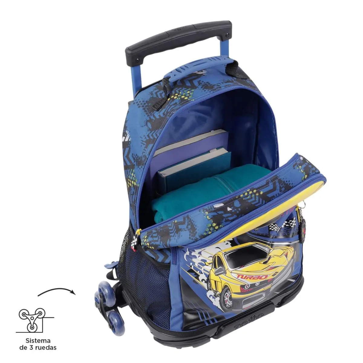 - Mochila escolar con ruedas grande Velocity*TOTTO Clearance