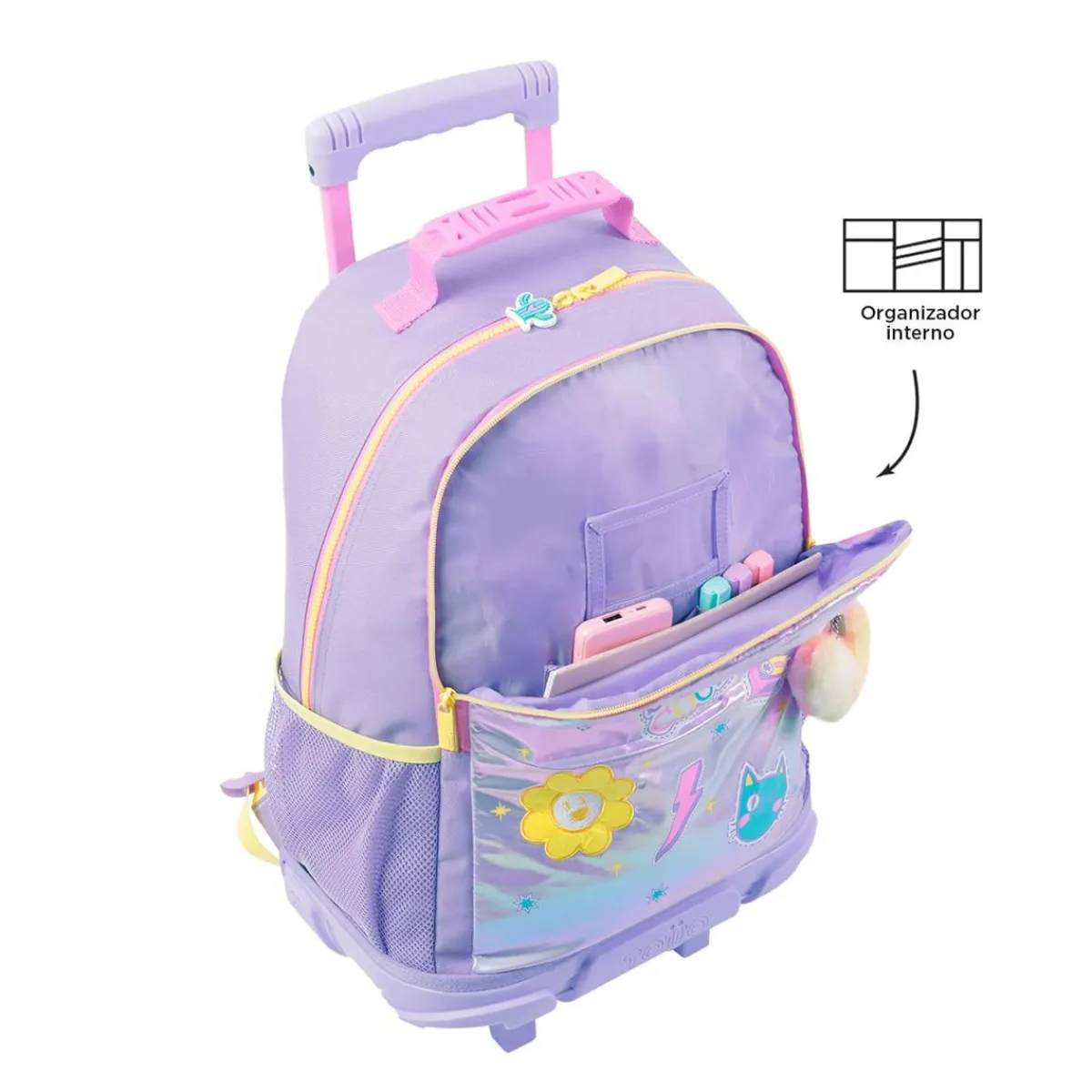 - Mochila escolar con ruedas grande Emojy*TOTTO Clearance