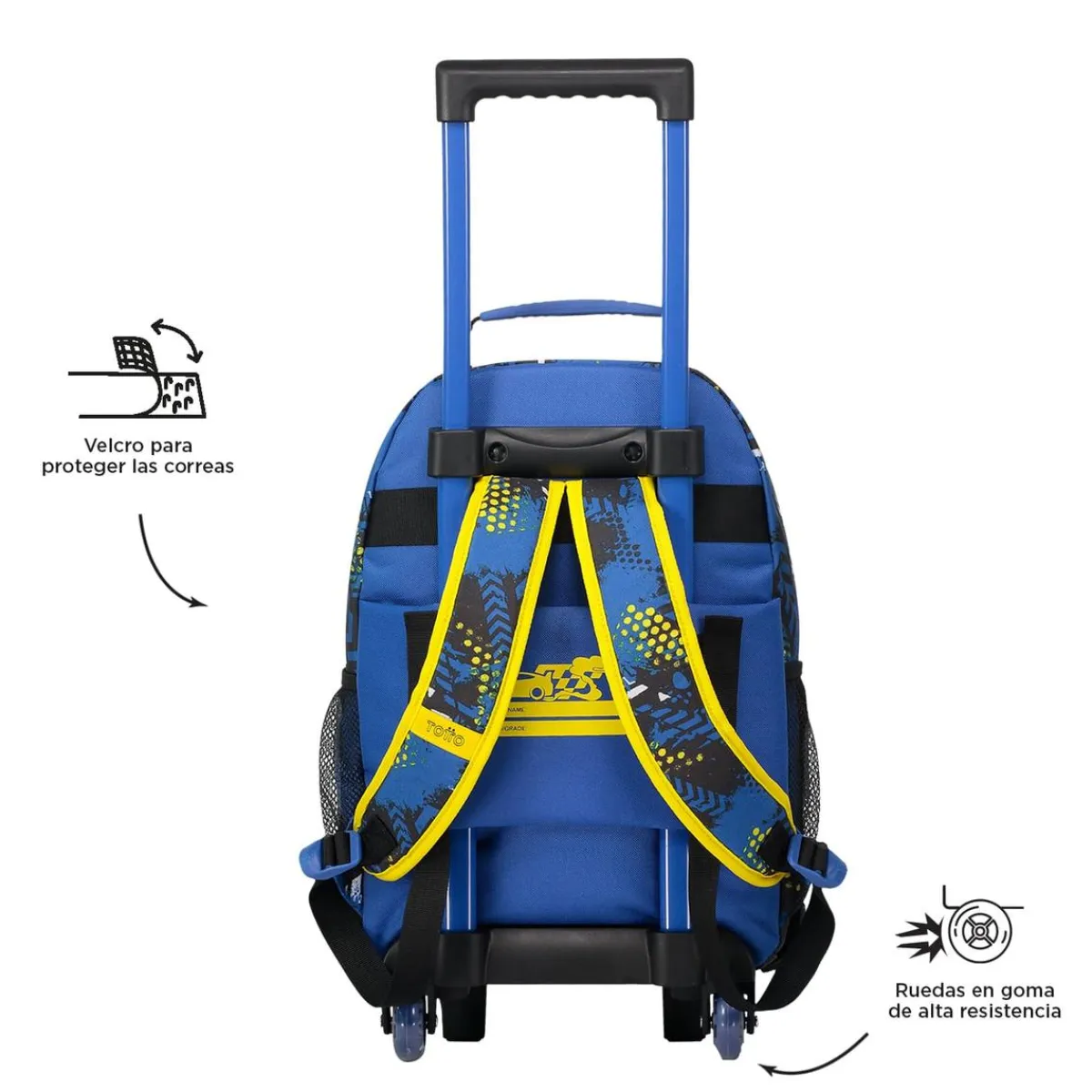 - Mochila escolar con ruedas mediana Velocity*TOTTO Hot