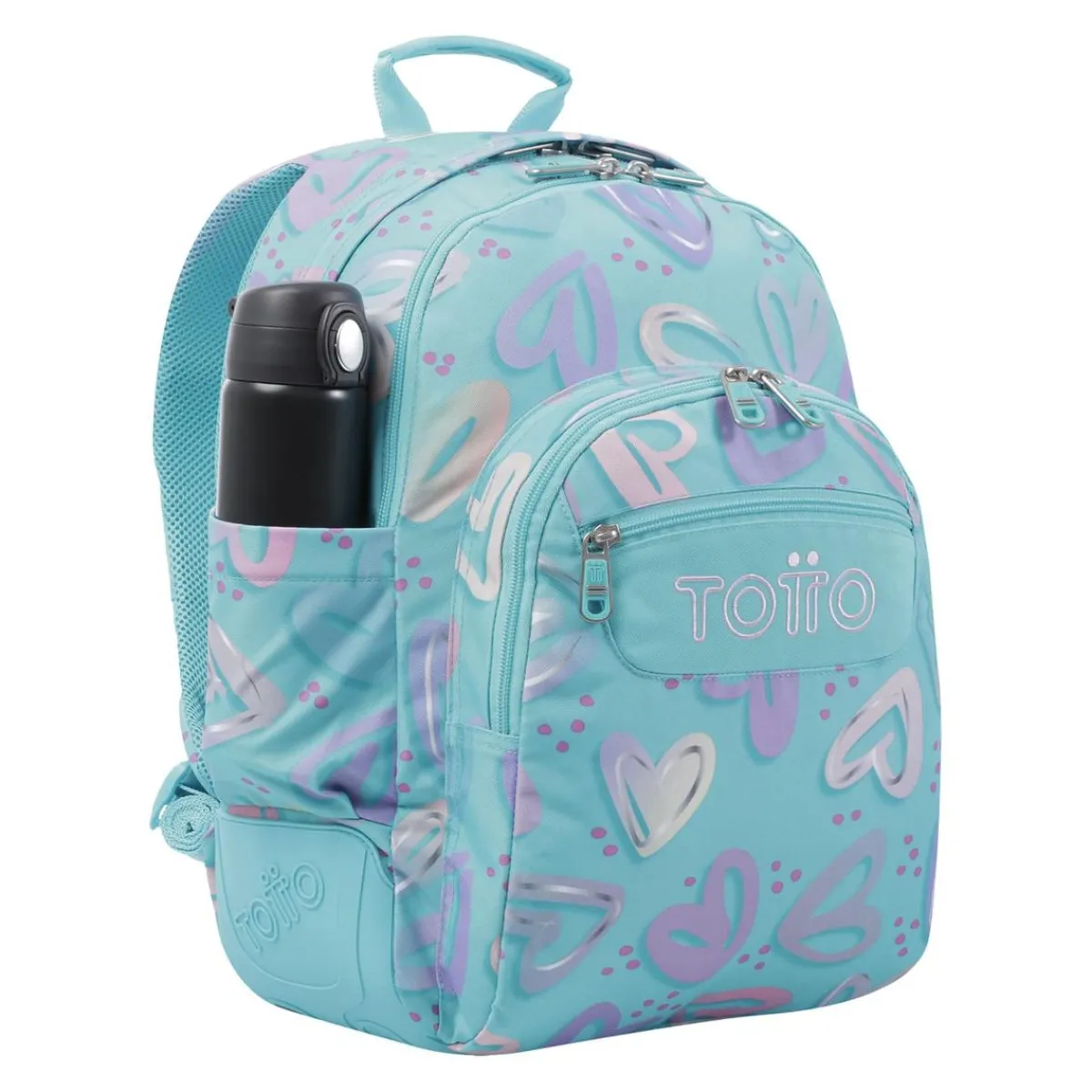 Outlet - Mochila escolar corazones pintados Rayol Material Escolar