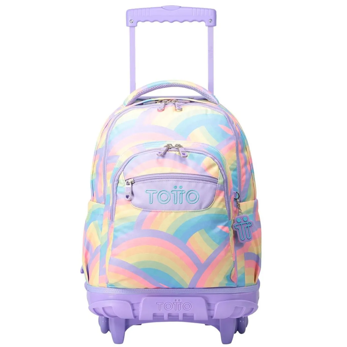 - Mochila escolar con ruedas arcoíris Renglones*TOTTO Best