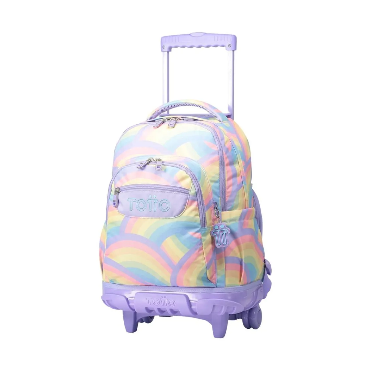 - Mochila escolar con ruedas arcoíris Renglones*TOTTO Best