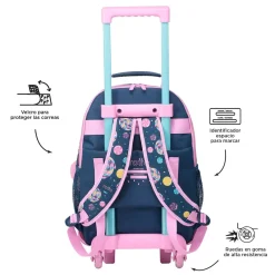 - Mochila escolar con ruedas mediana Sweet Candy*TOTTO New