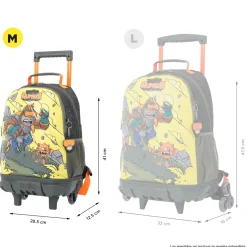 - Mochila escolar con ruedas mediana Brawlmaster*TOTTO Outlet