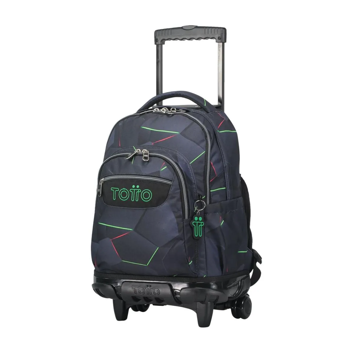 - Mochila escolar con ruedas fractal Renglones*TOTTO Clearance