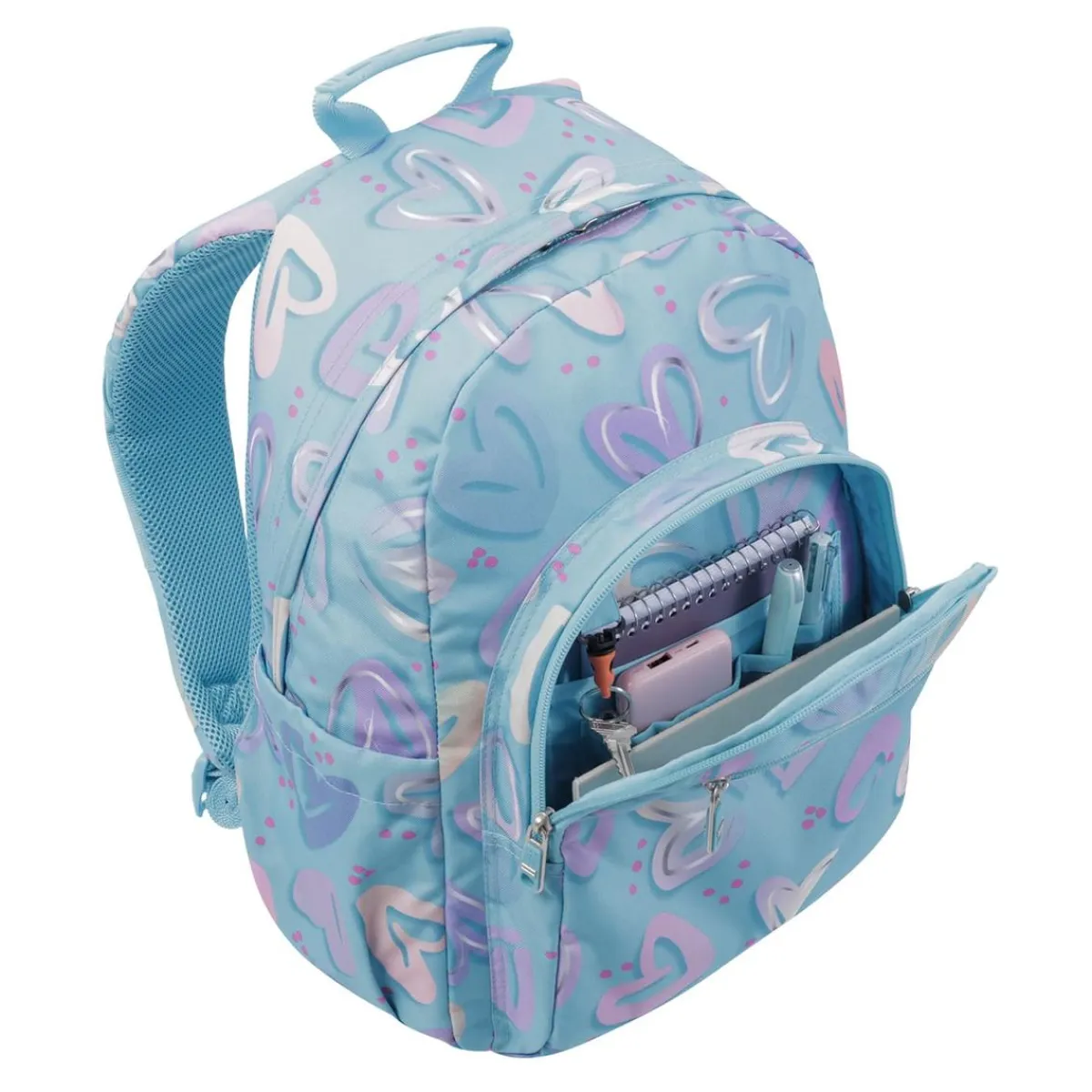 - Mochila escolar corazones pintados Acuarela*TOTTO Hot