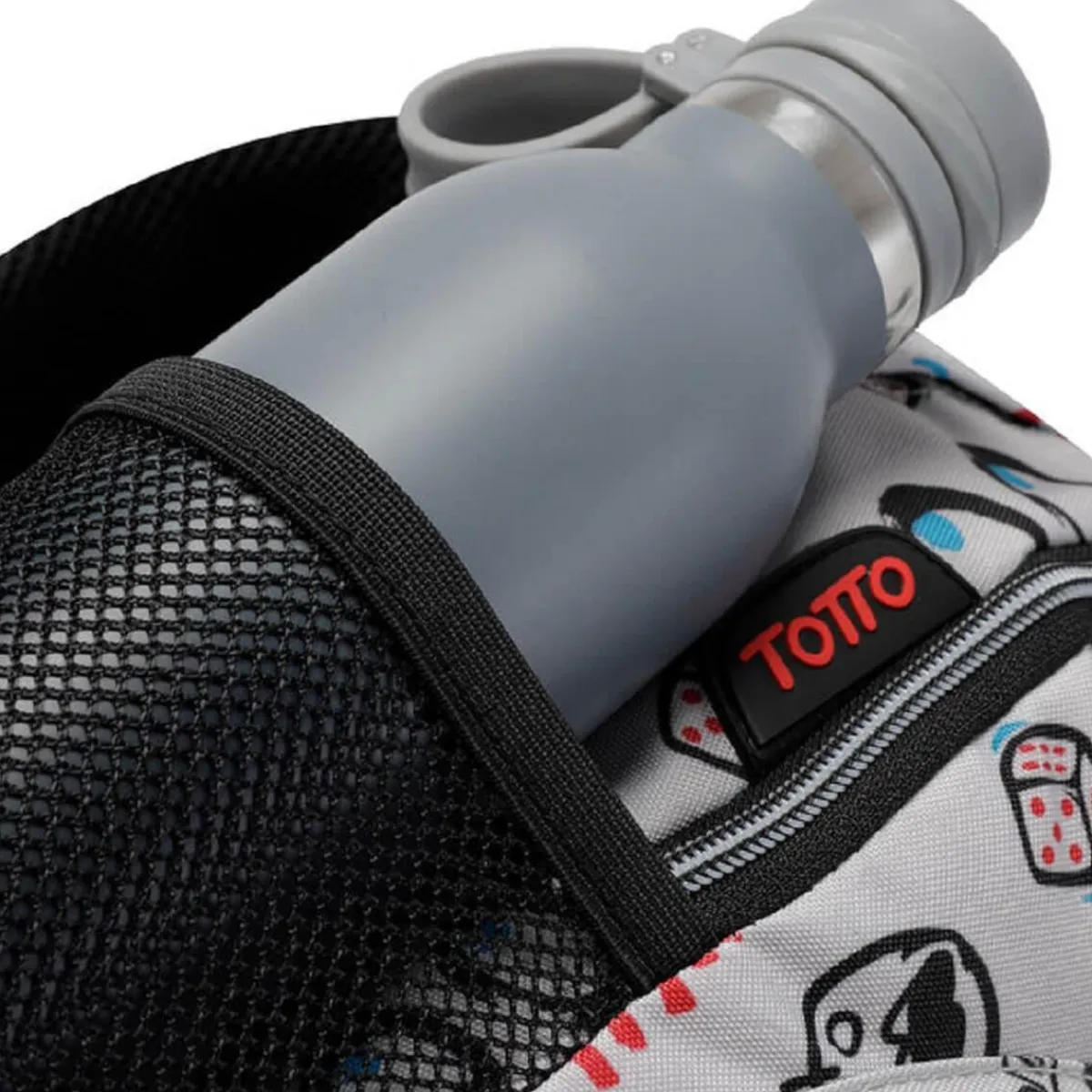 Best - Mochila escolar Crayoles - Gris Material Escolar