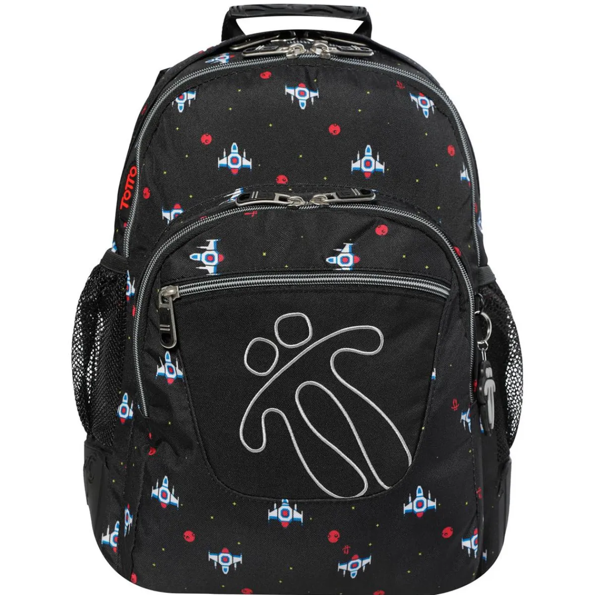 Best - Mochila escolar Ecole estampado Naves espaciales Material Escolar