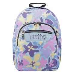 Outlet - Mochila escolar flores hawaianas Acuarela Material Escolar