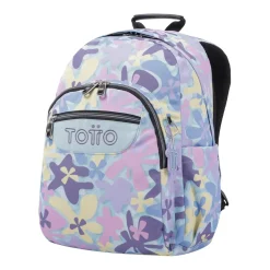 Outlet - Mochila escolar flores hawaianas Acuarela Material Escolar