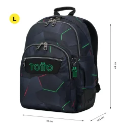 - Mochila escolar fractal Crayoles*TOTTO Hot