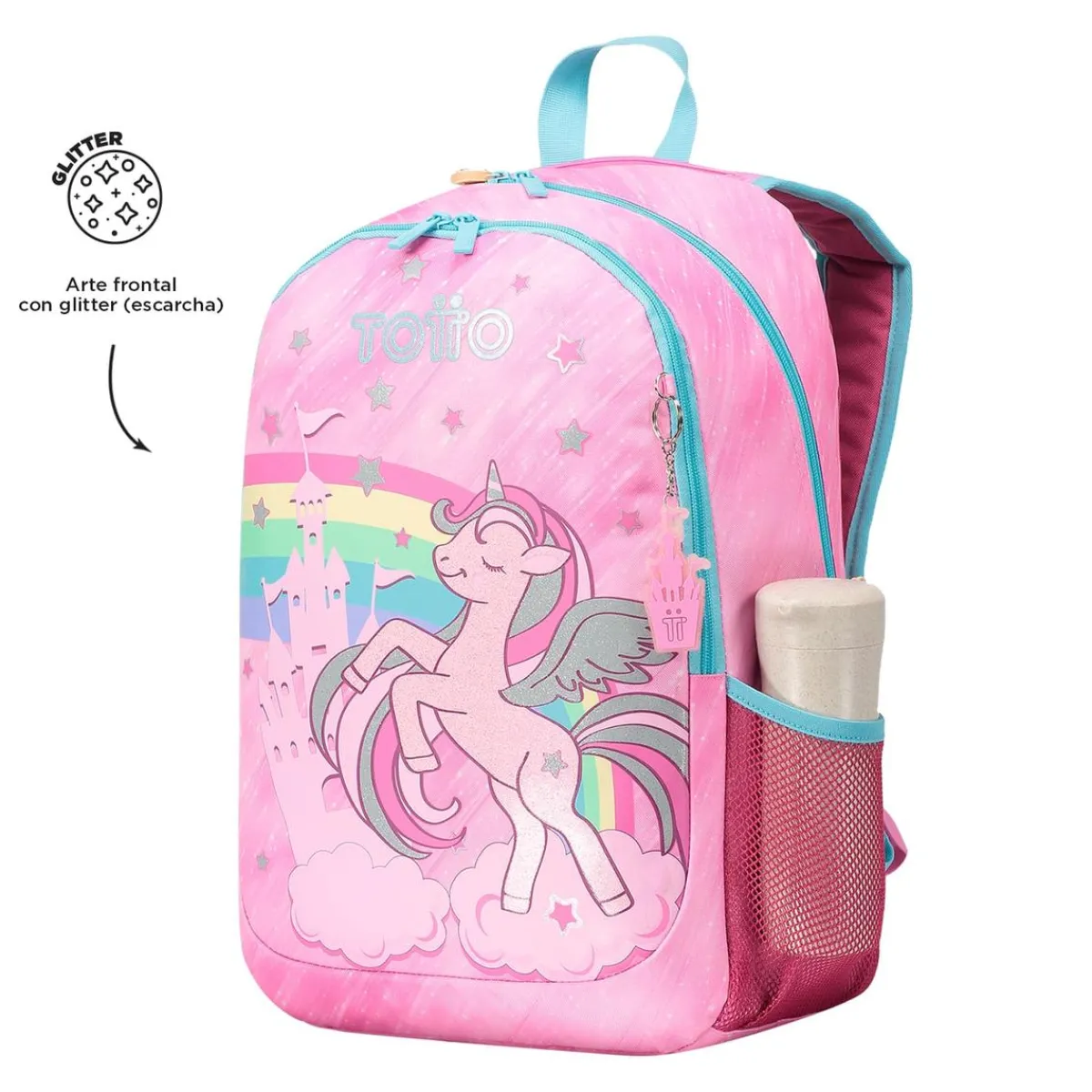 Hot - Mochila escolar grande Fantasy Material Escolar