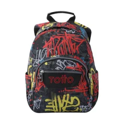 - Mochila escolar gris tempera*TOTTO Outlet