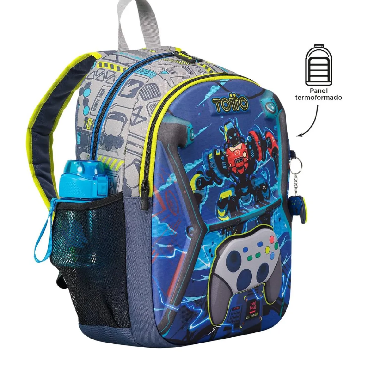 - Mochila escolar mediana Monark*TOTTO New