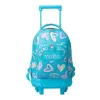 - Mochila escolar pequeña ruedas corazones pintados Resma*TOTTO Sale