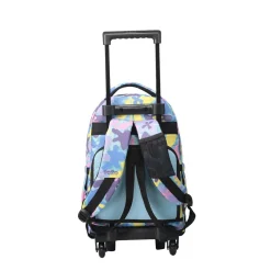 Hot - Mochila escolar pequeña ruedas flores hawaianas Resma Material Escolar