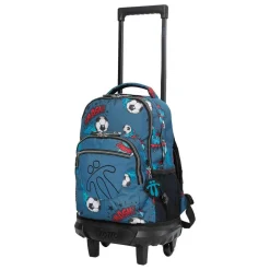 Sale - Mochila escolar pequeña con ruedas Resma - Fútbol Material Escolar