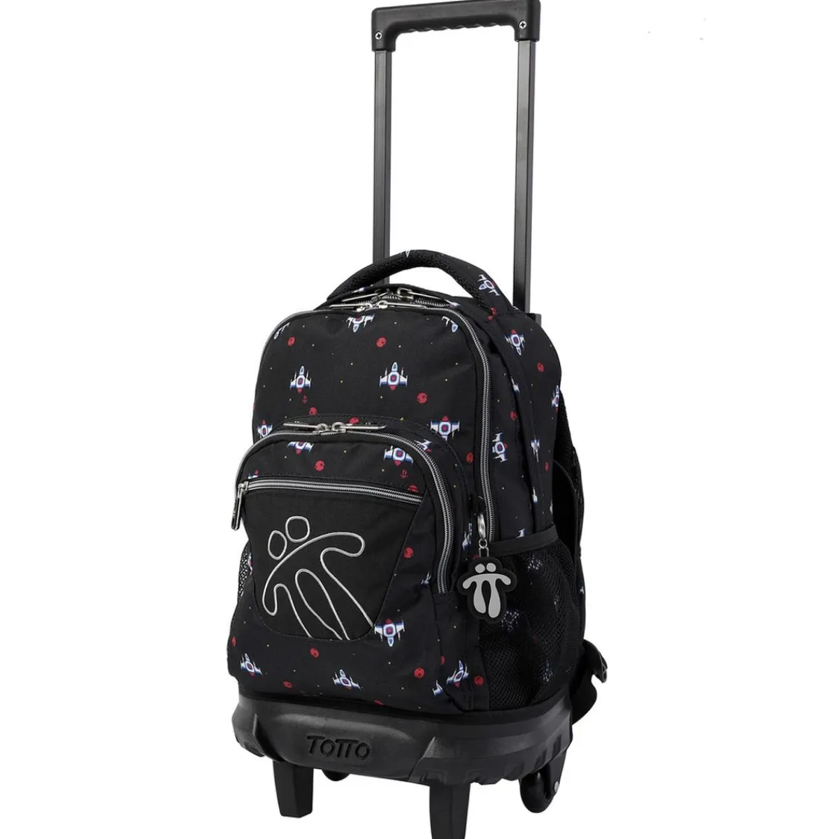 - Mochila escolar pequeña con ruedas Resma - Naves espaciales*TOTTO Outlet