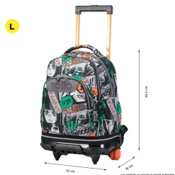 - Mochila escolar ruedas desmontable manga Tiza*TOTTO Discount