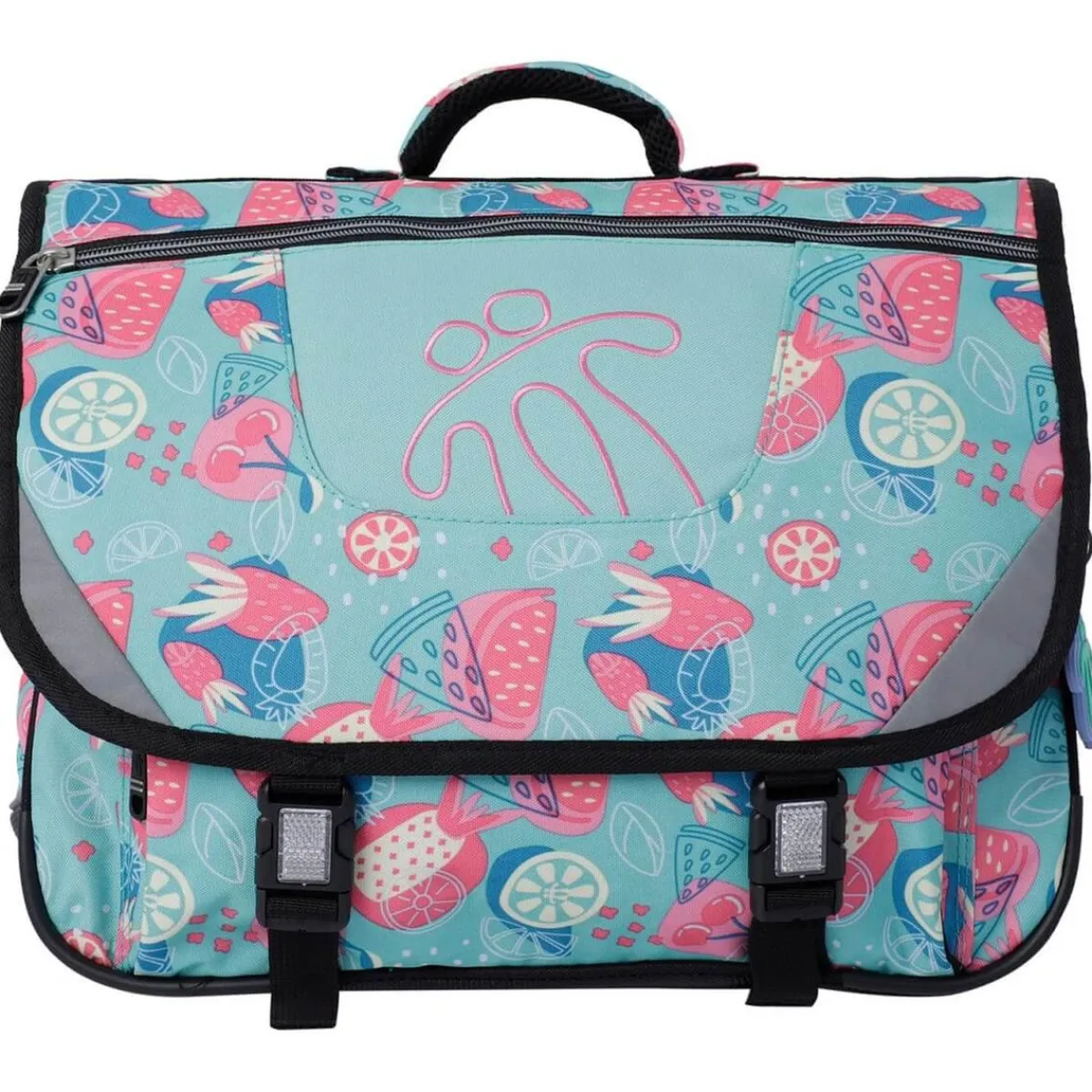 New - Mochila escolar Tijeras - Frutas Material Escolar