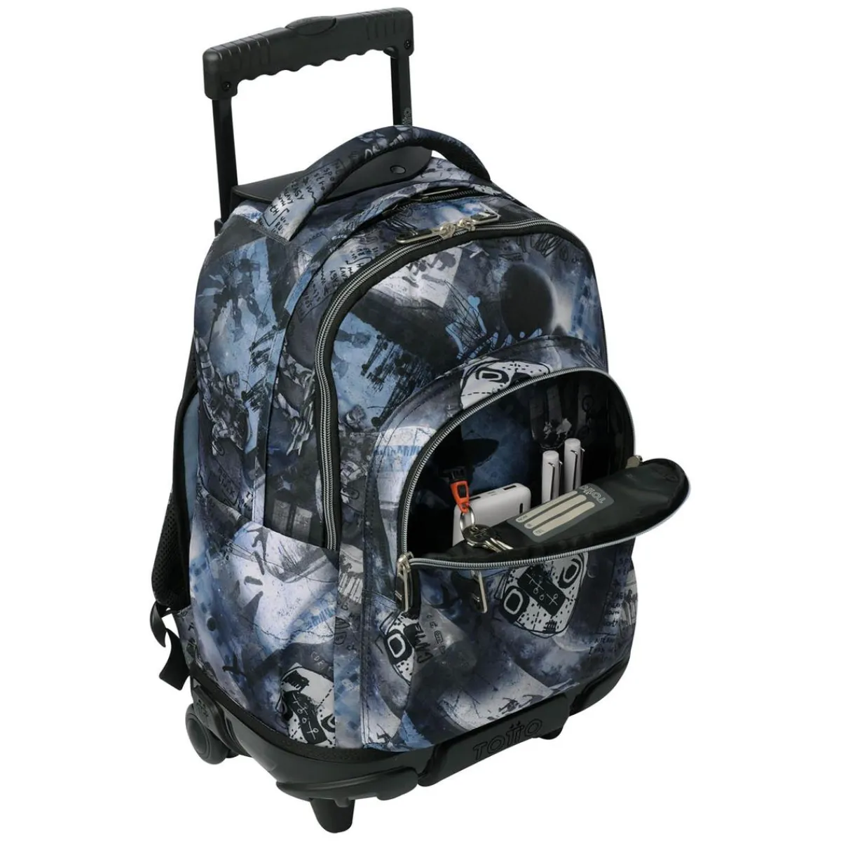 Best - Mochila Renglones con ruedas Film Material Escolar