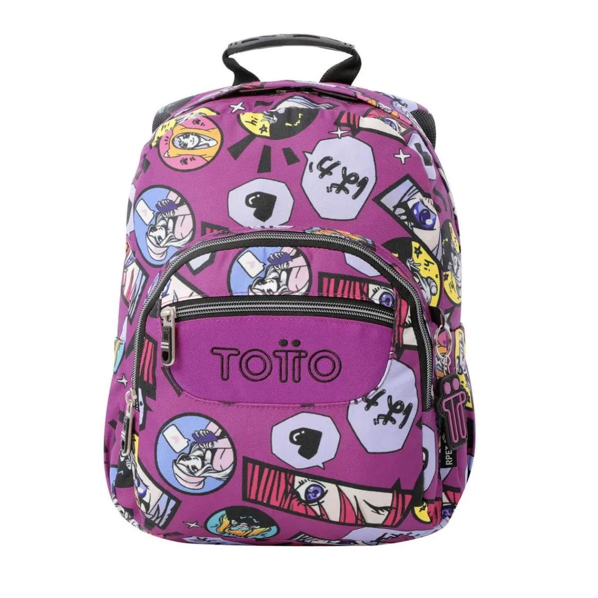 New - Mochila Tempera Kitsune Material Escolar