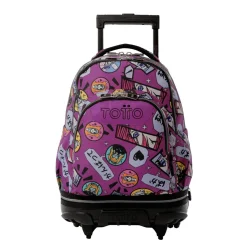 Outlet - Mochila Tiza con ruedas Kitsune Material Escolar