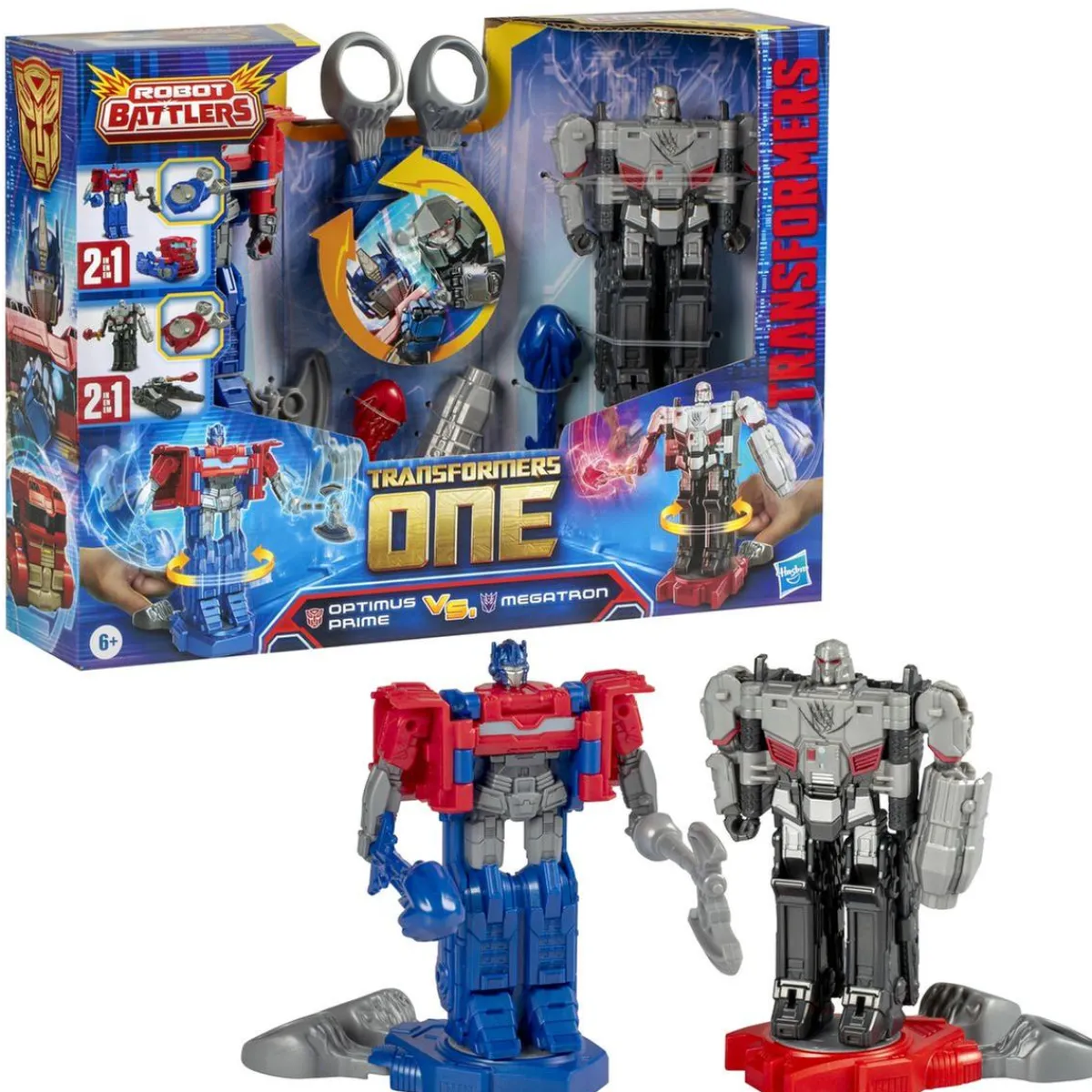 Online Transformers One - Robot Battlers Pack doble Figuras De Acción