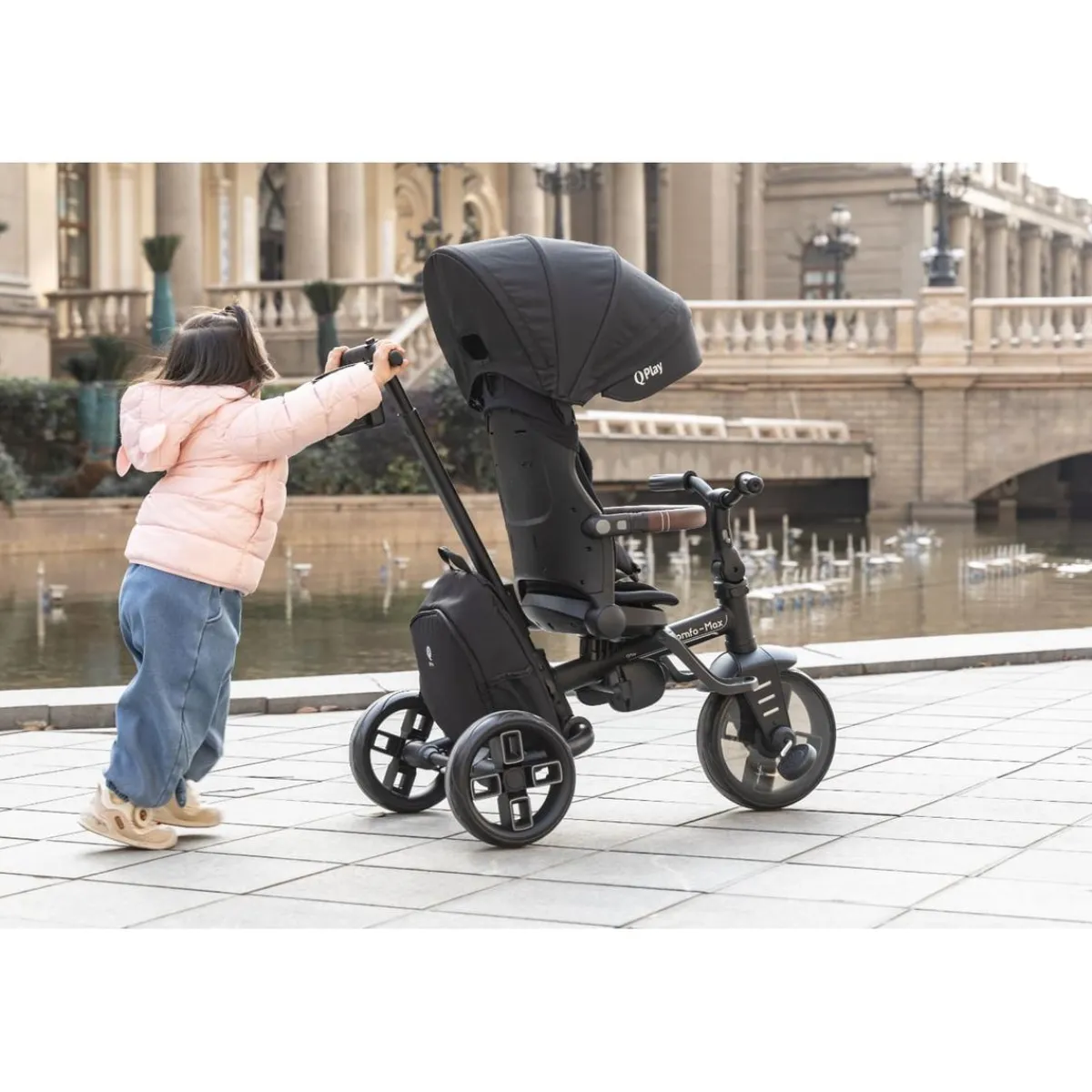 Triciclo Comfo Max 6 en 1 – Negro*DEVESSPORT Clearance