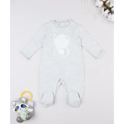Tutina bebé gris con estampado*Prenatal Best
