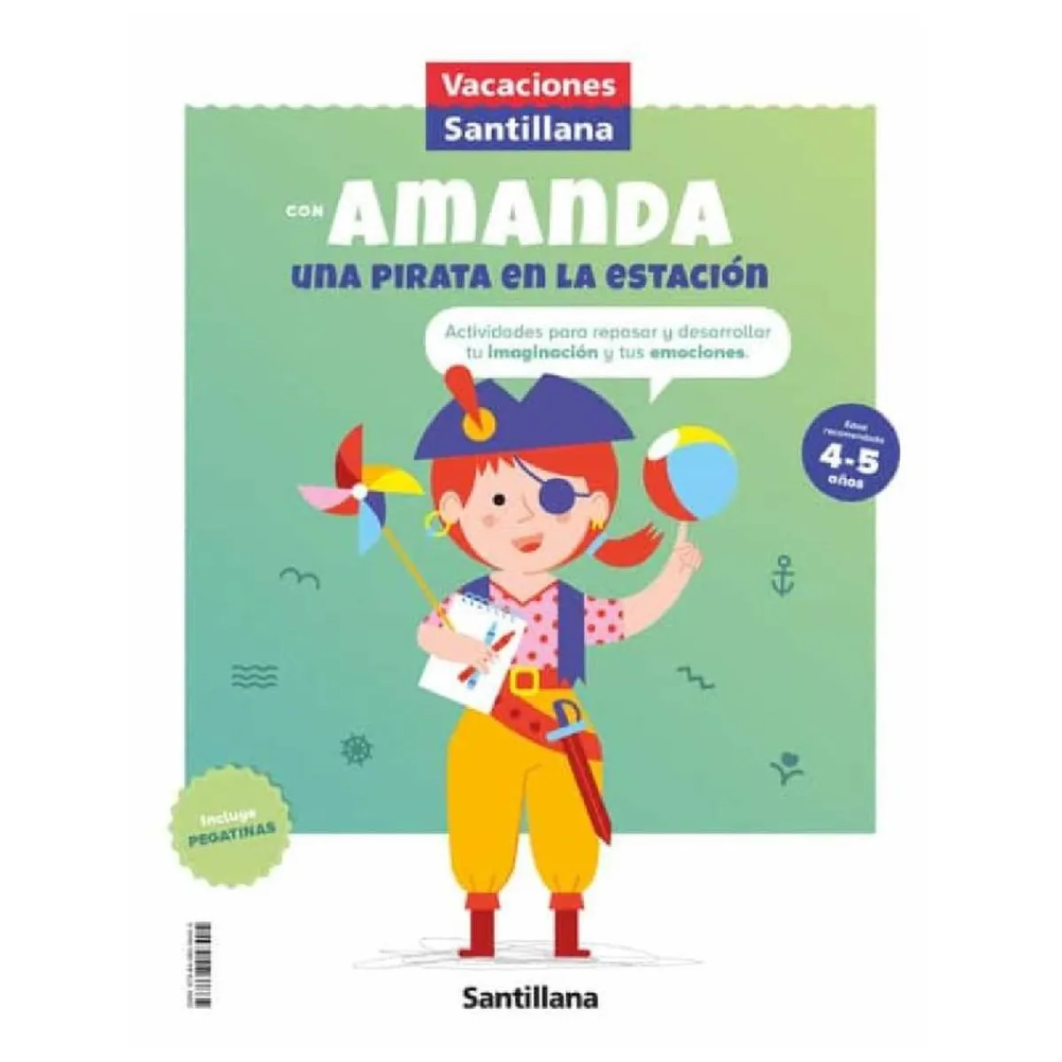 Vacaciones Santillana - Vacaciones con Amanda una pirata en la estación 4-5 años*SUN CITY Clearance