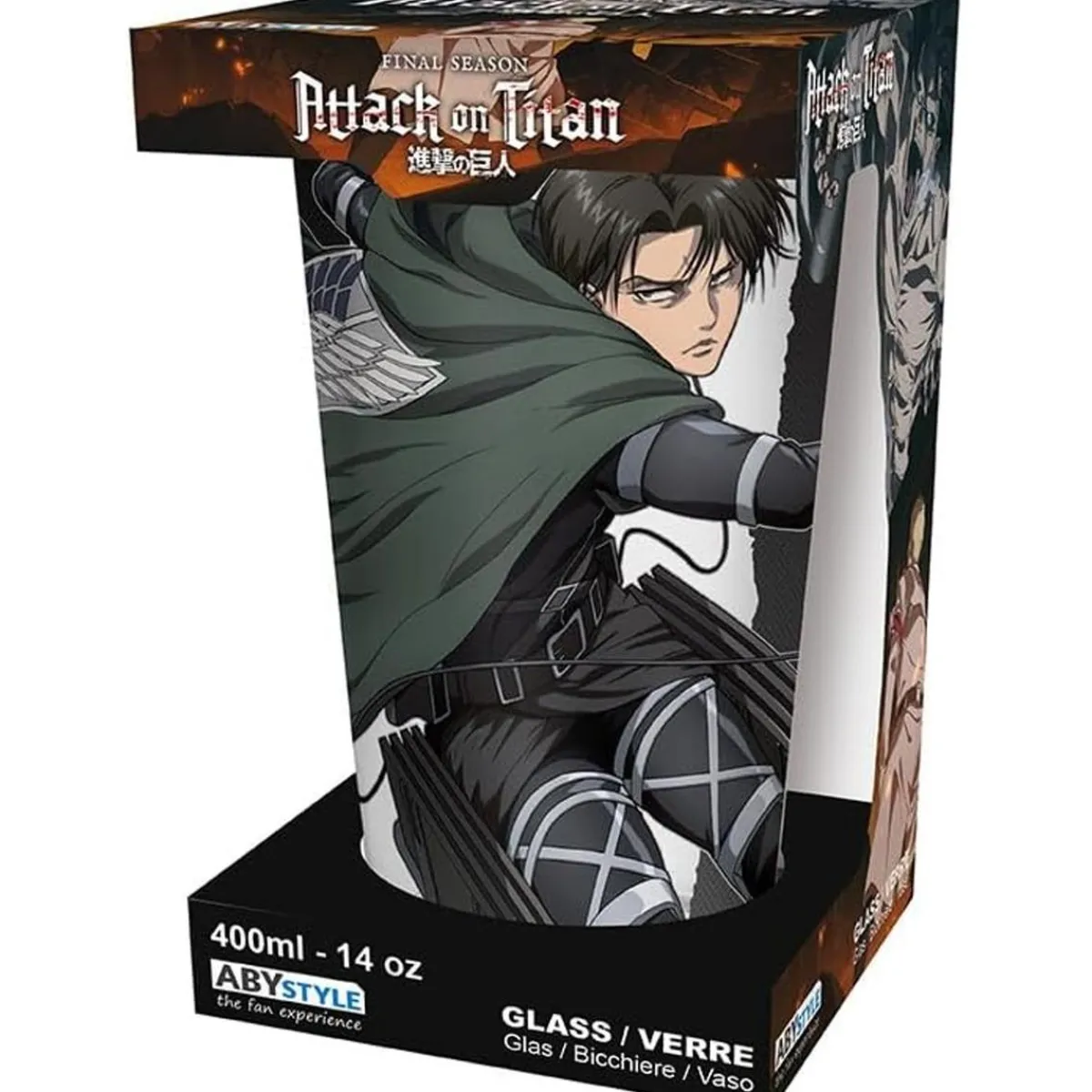 Vaso Attack On Titan 400 ml*ABYSSE CORP Outlet