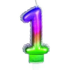 Vela multicolor número 1*TOYS "R" US Clearance