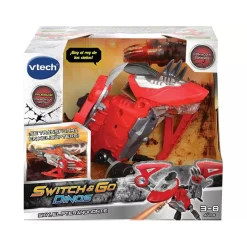Outlet - Dinosaurio transformable en vehículo Switch&Go Dinos, Sky pteranodonte ㅤ Coleccionables Y Mini Mundos