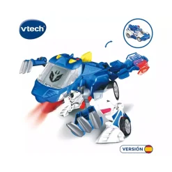 Online - Switch & Go Dinos Patrulla, tericinosaurio coche de policía transformable ㅤ Coleccionables Y Mini Mundos