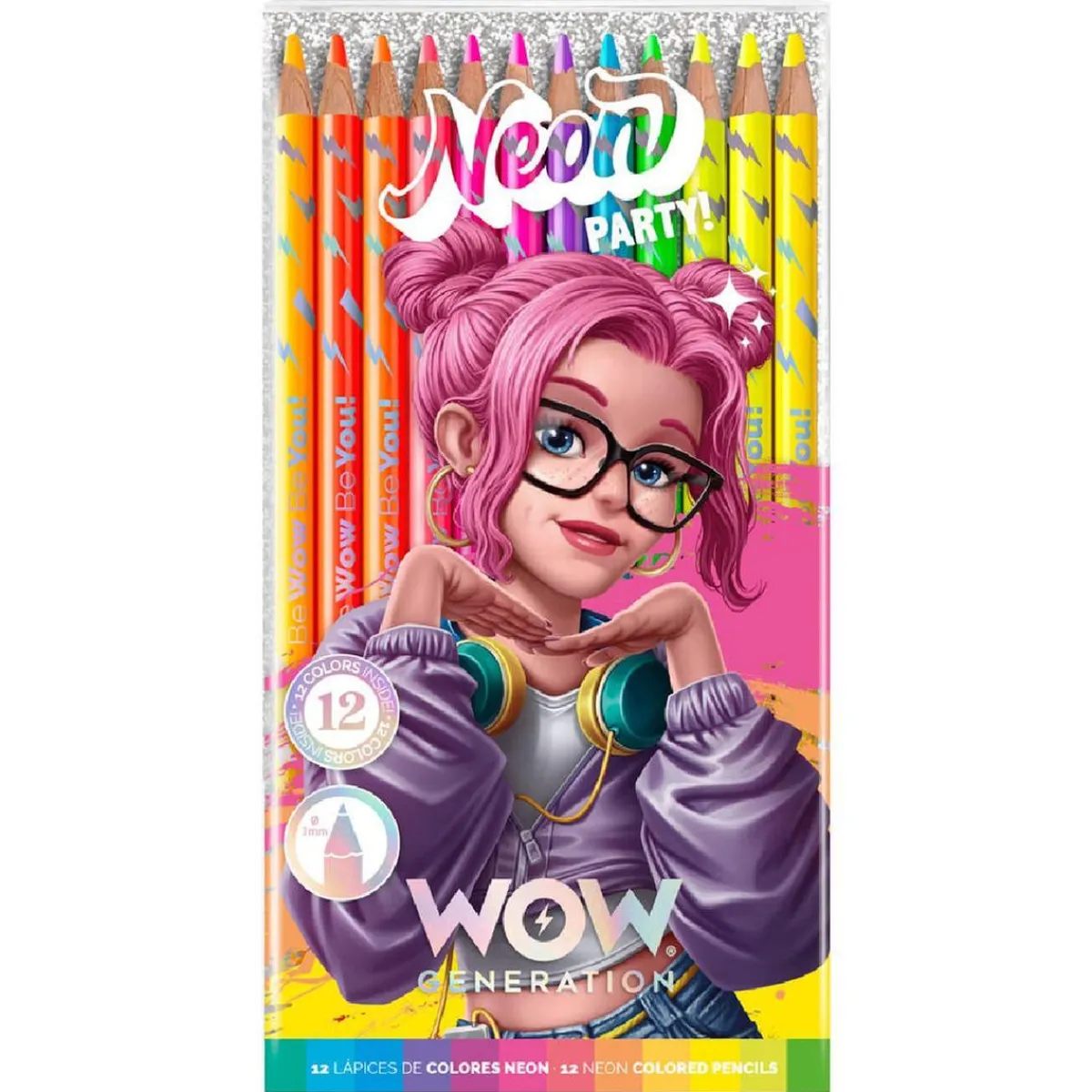 Best Wow Generation - Set de 12 lápices de colores (Varios Modelos) Estilo De Vida