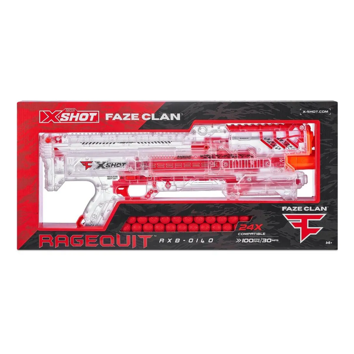 X-Shot - Lanzador con 24 pelotas*ZURU Discount